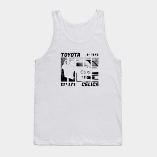 TOYOTA CELICA GT-FOUR Black 'N White 3 Tank Top